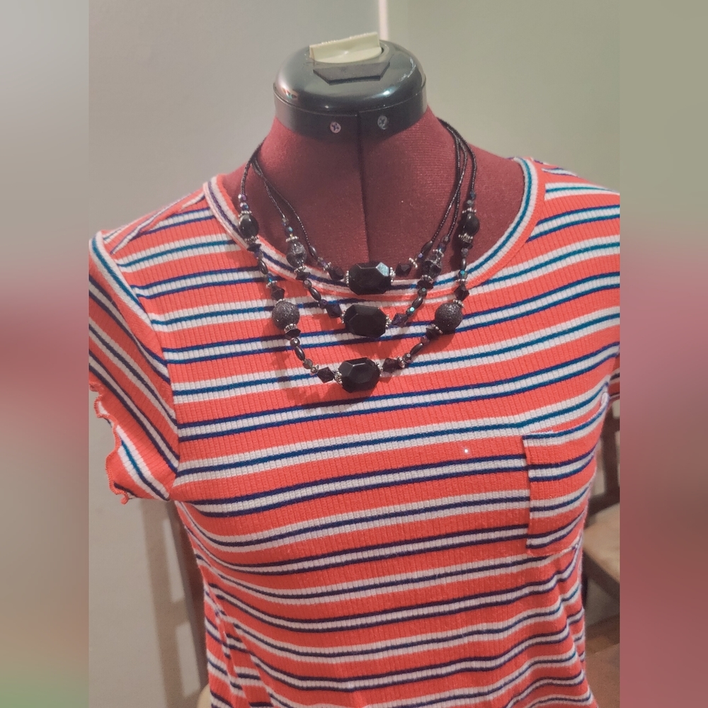 black necklace